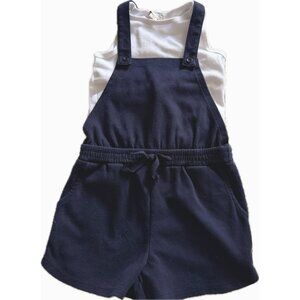 Habitual Girl Jersey Overall Romper Set